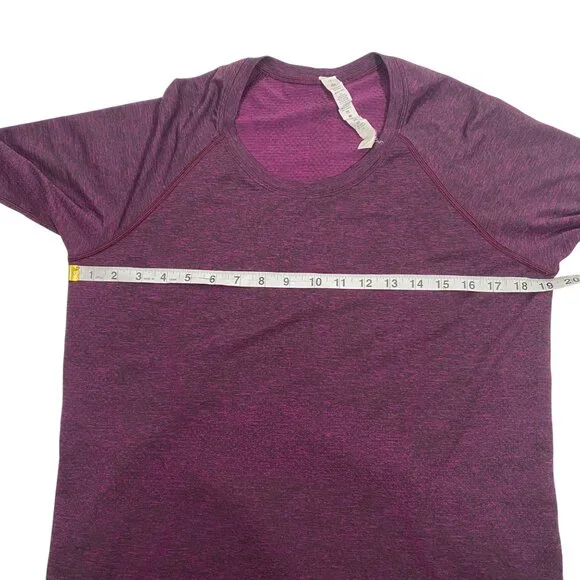 Lululemon run swiftly tech Womens Long Sleeve Top Size 12 Fall running layer - Picture 6 of 8